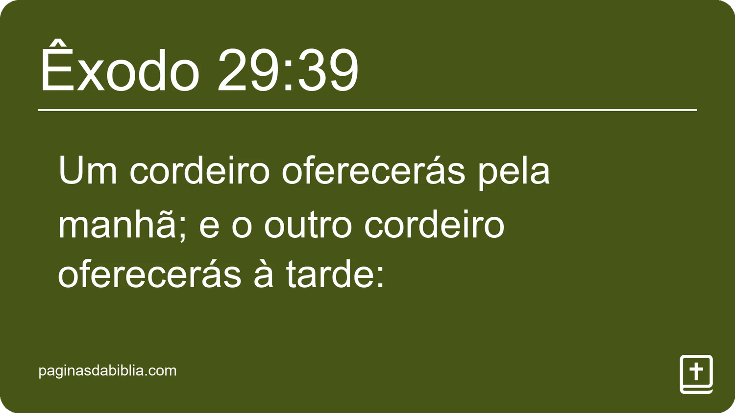 Êxodo 29:39