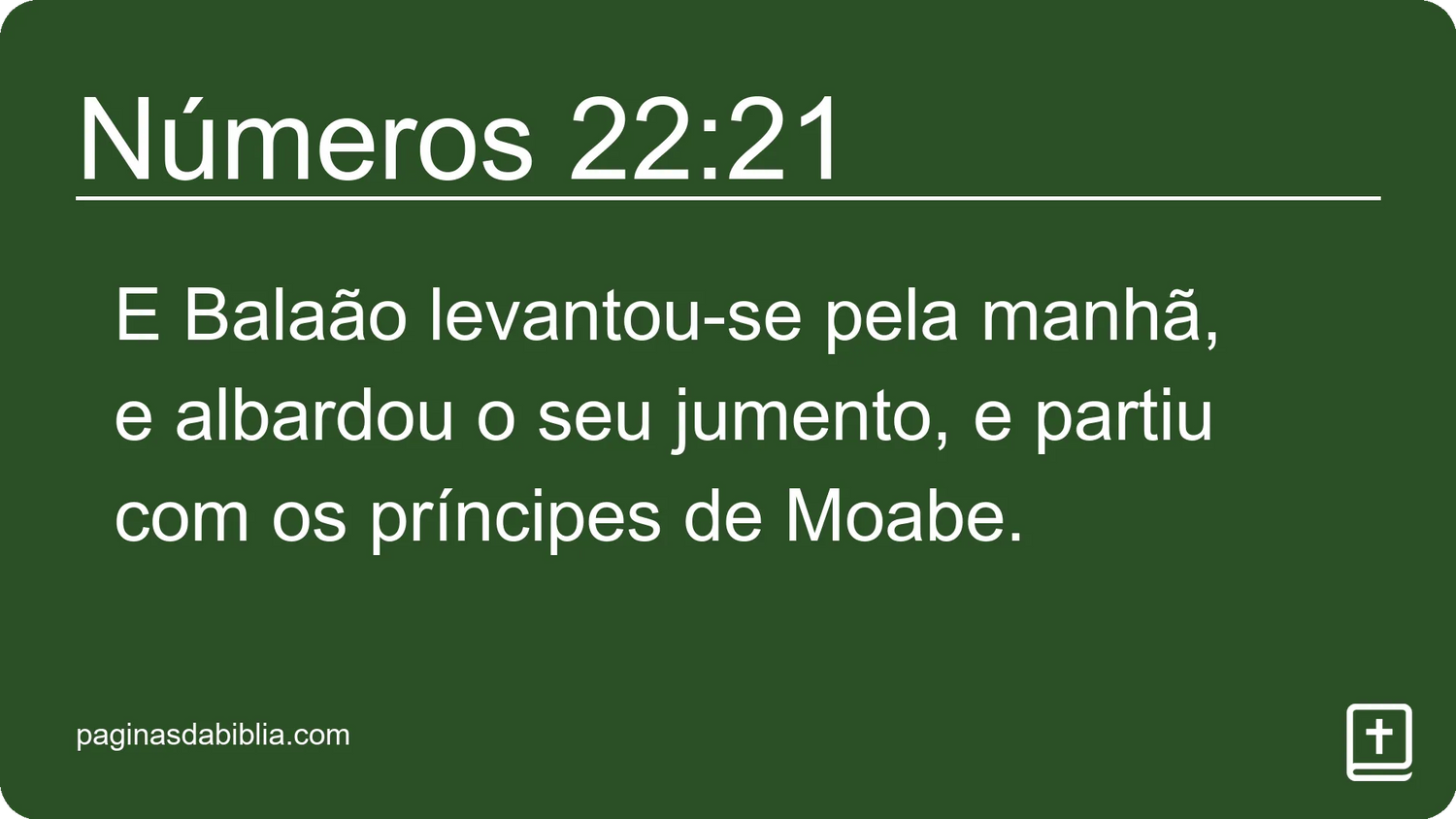 Números 22:21