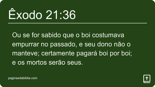 Êxodo 21:36