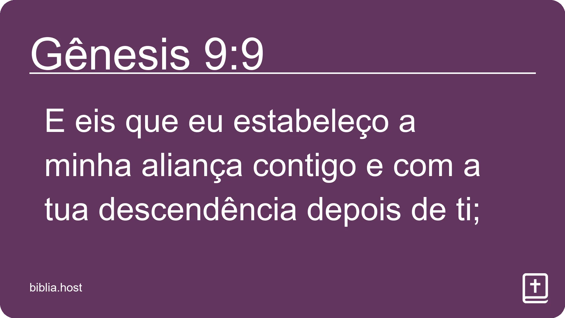 Gênesis 9:9