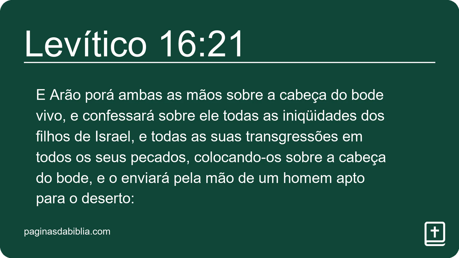 Levítico 16:21