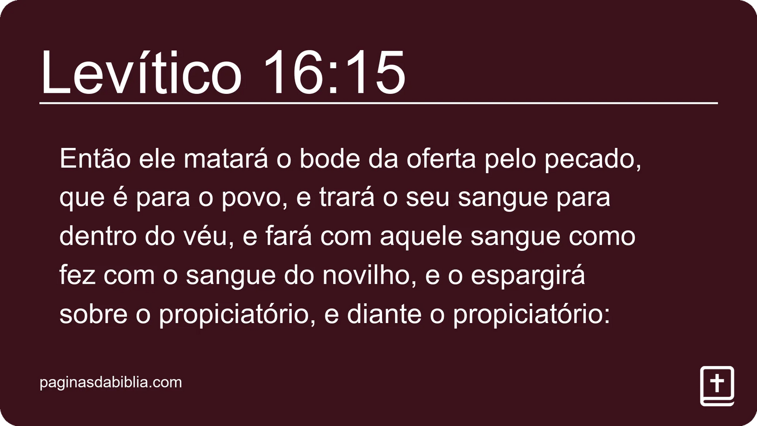 Levítico 16:15