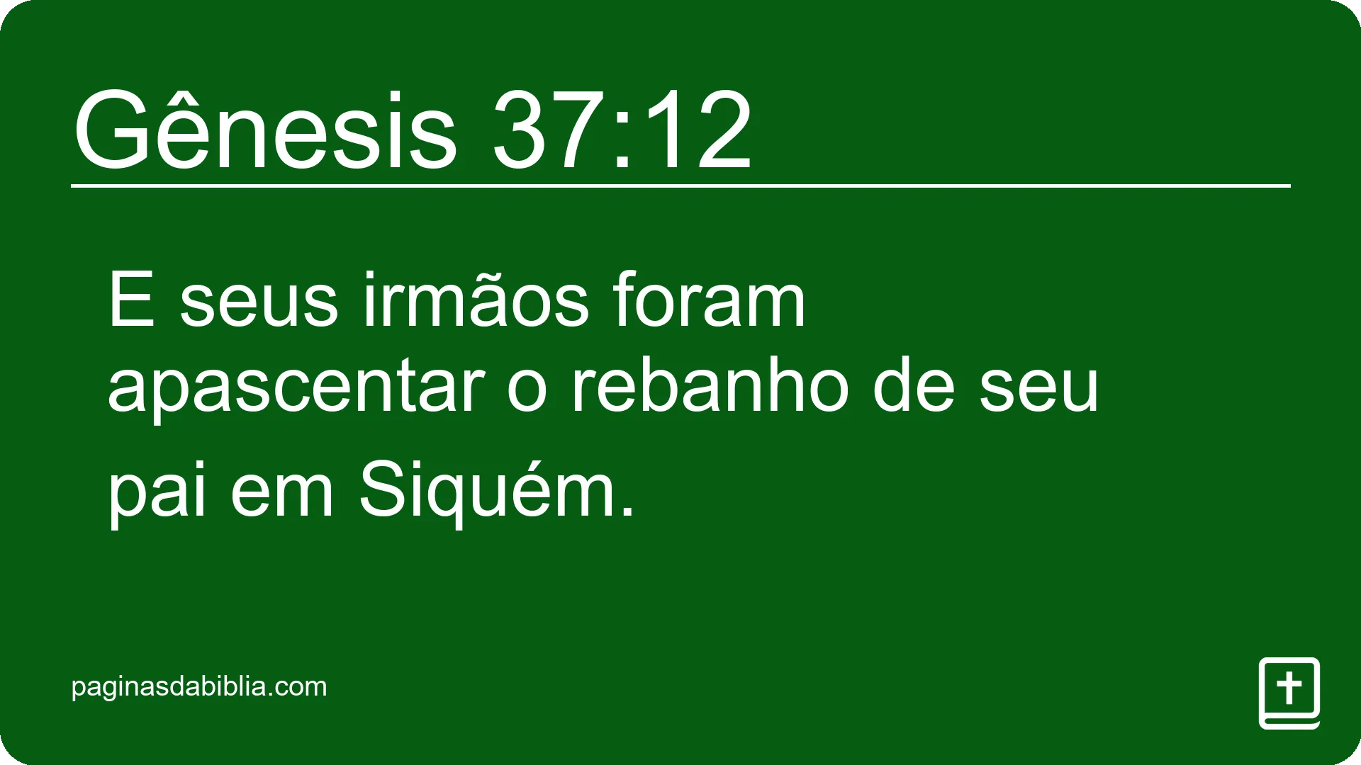 Gênesis 37:12