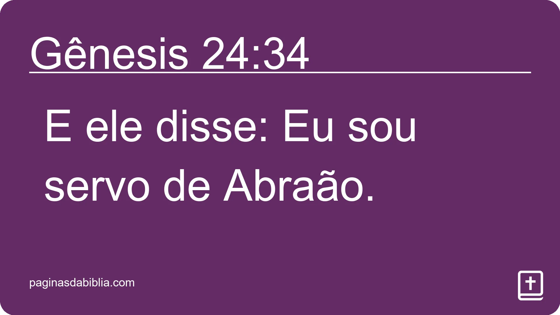 Gênesis 24:34