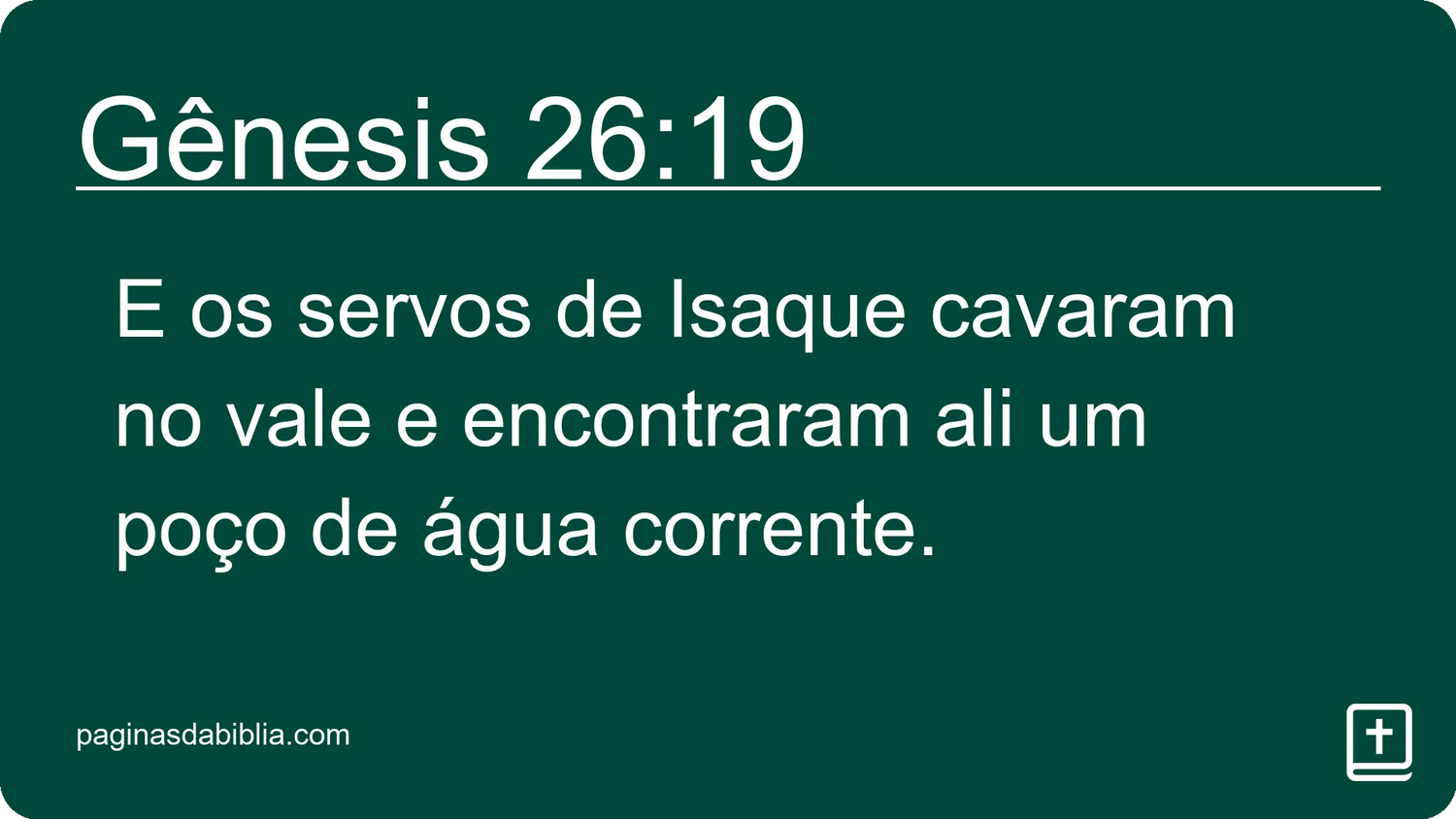 Gênesis 26:19