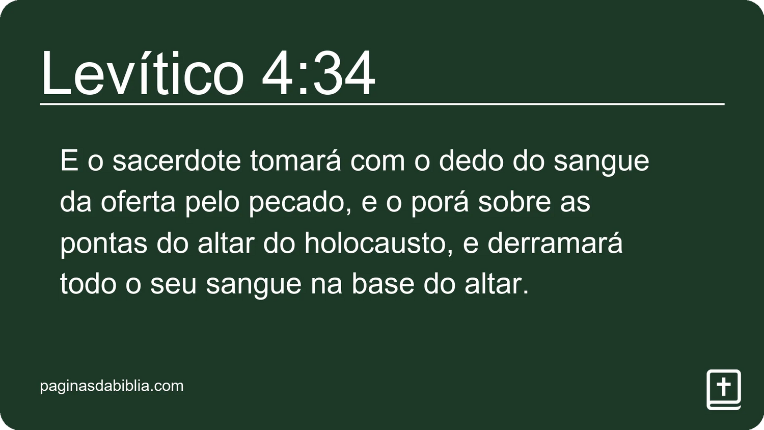 Levítico 4:34