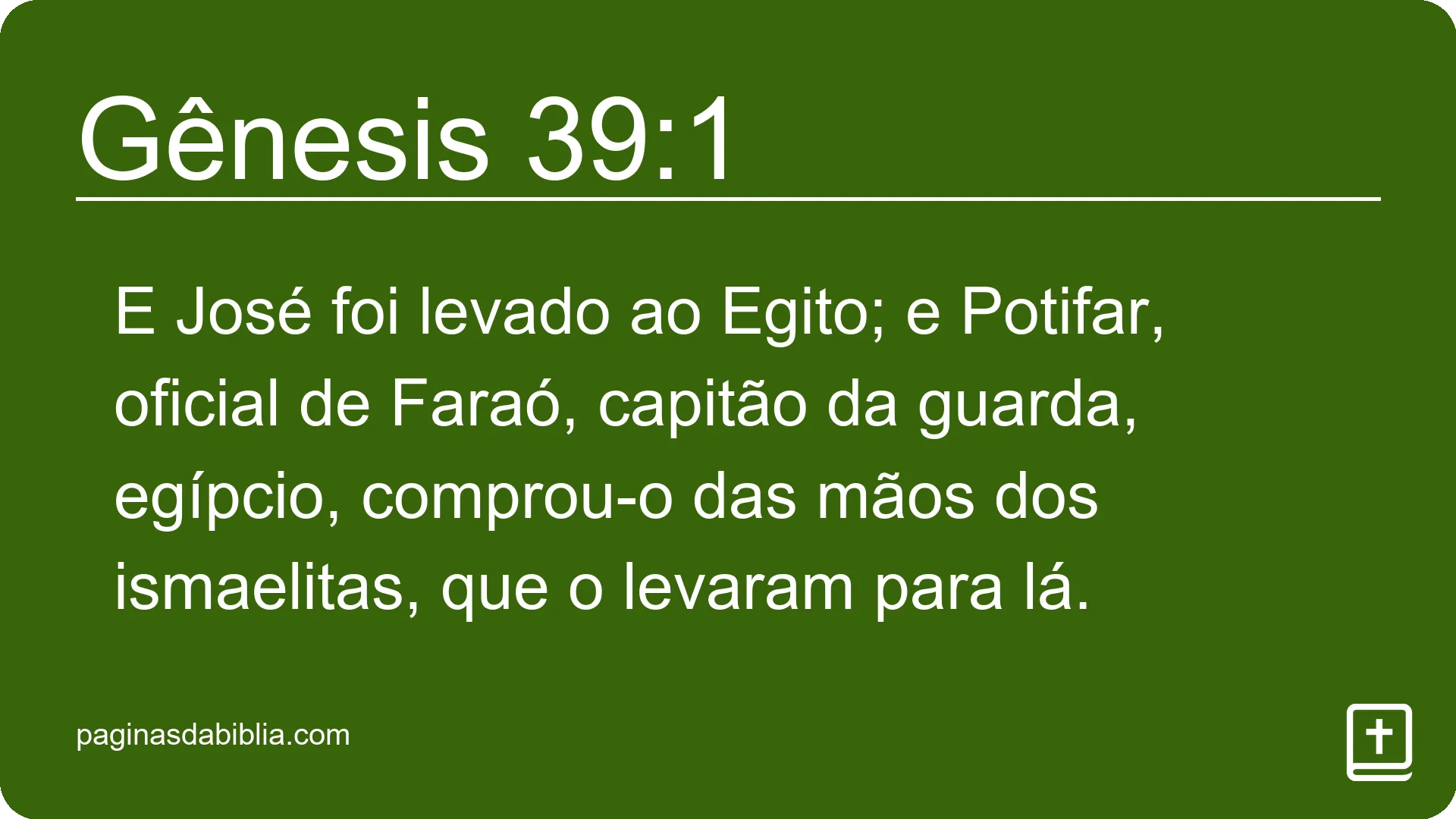 Gênesis 39:1