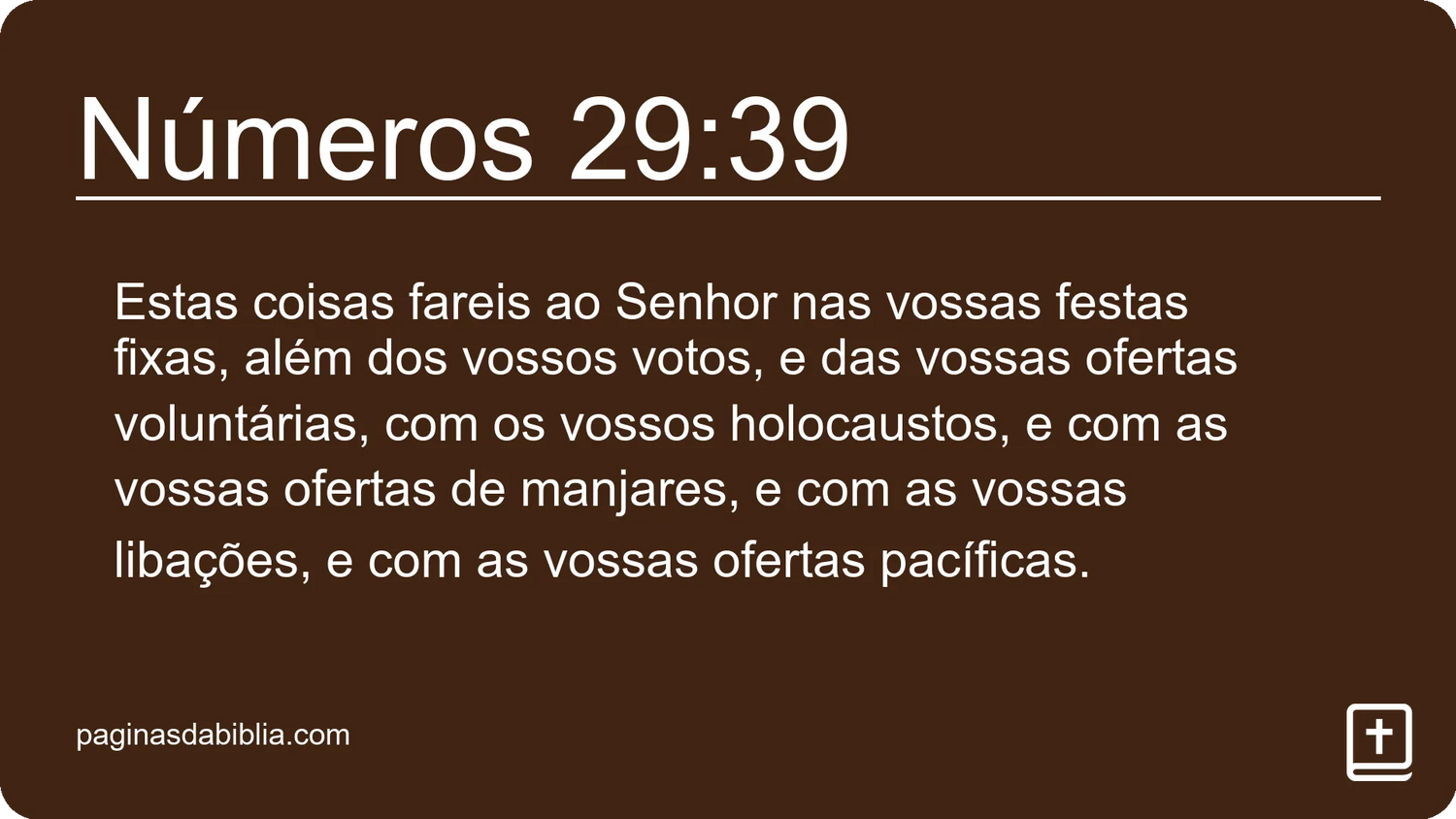 Números 29:39