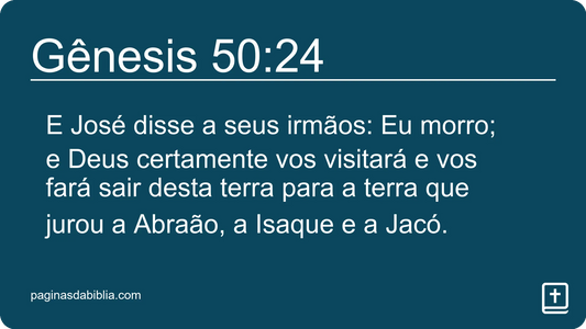 Gênesis 50:24