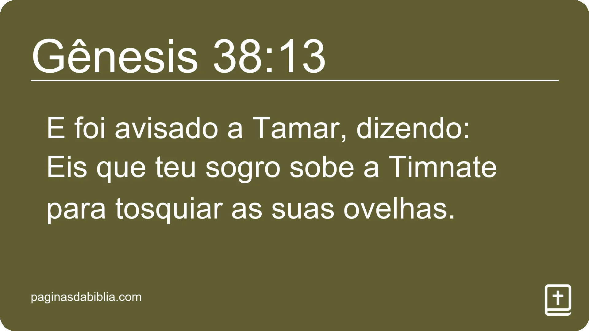 Gênesis 38:13