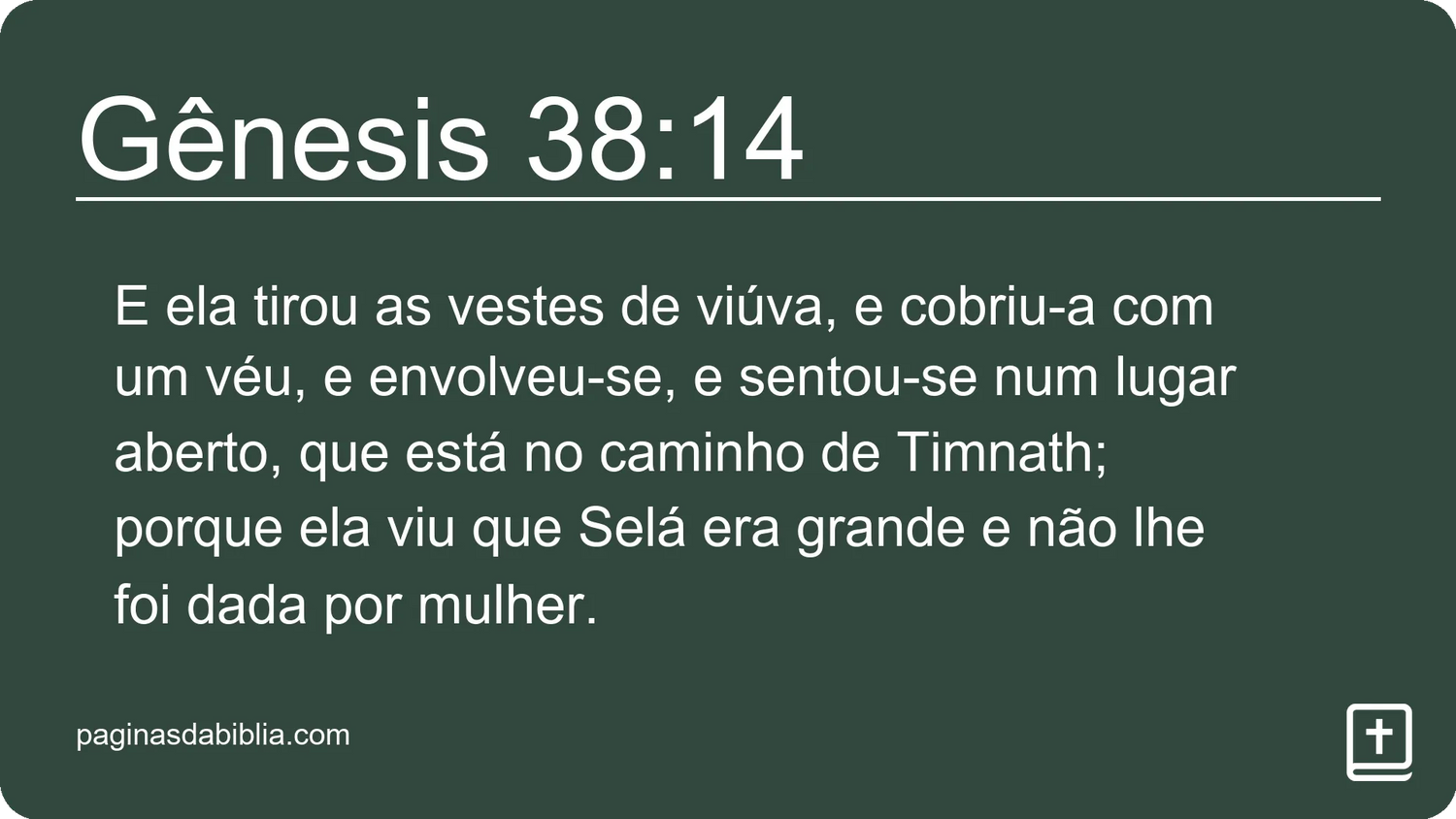 Gênesis 38:14