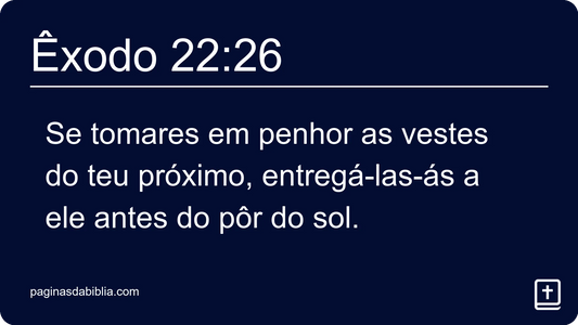 Êxodo 22:26