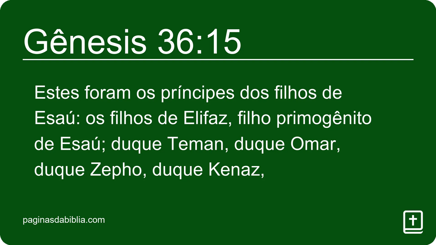 Gênesis 36:15