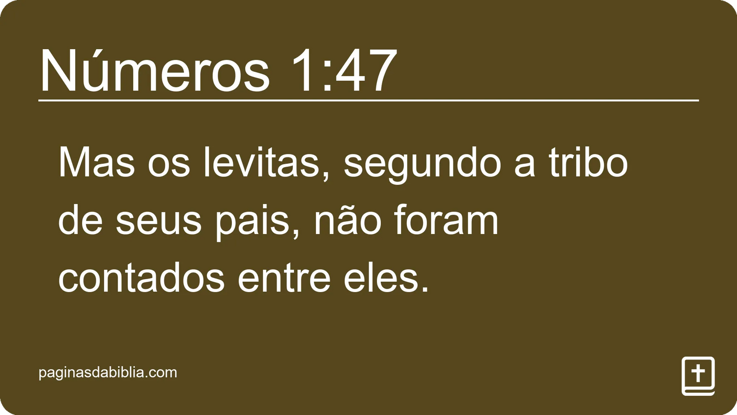 Números 1:47