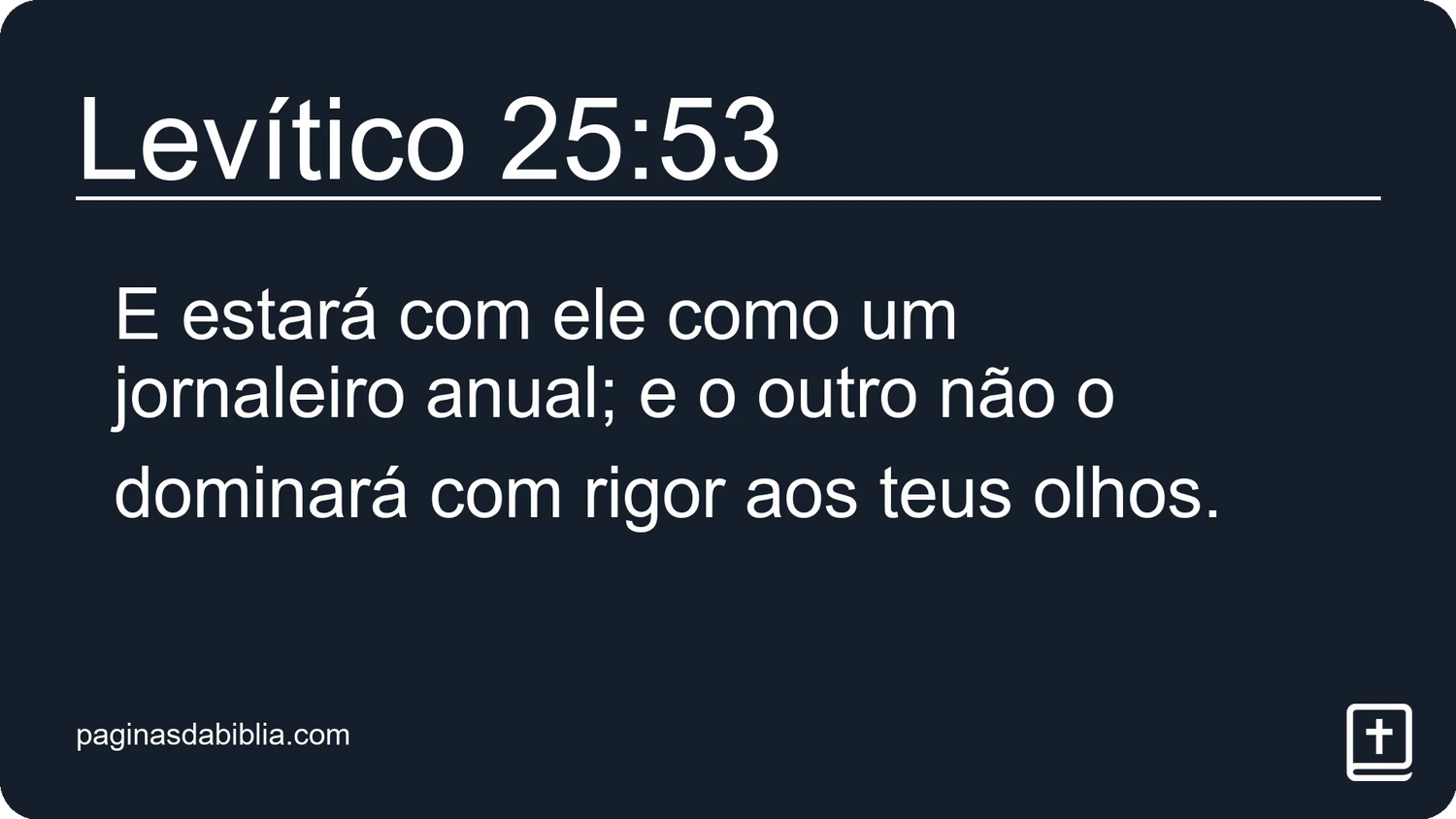 Levítico 25:53