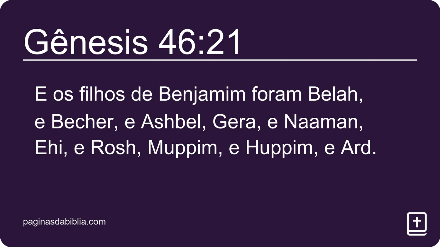 Gênesis 46:21