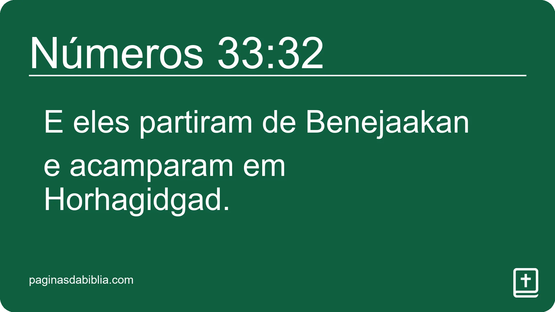 Números 33:32