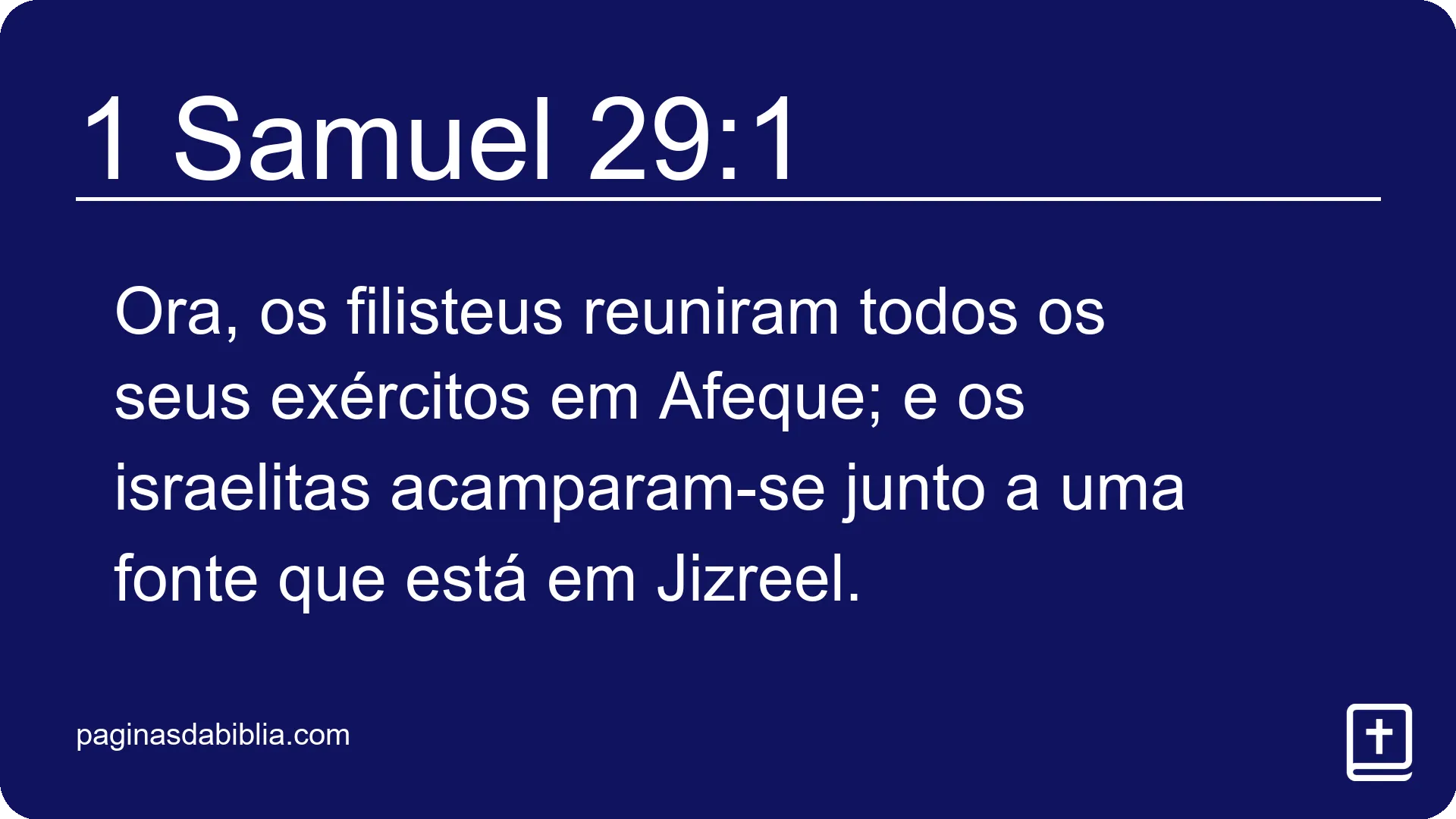 1 Samuel 29:1