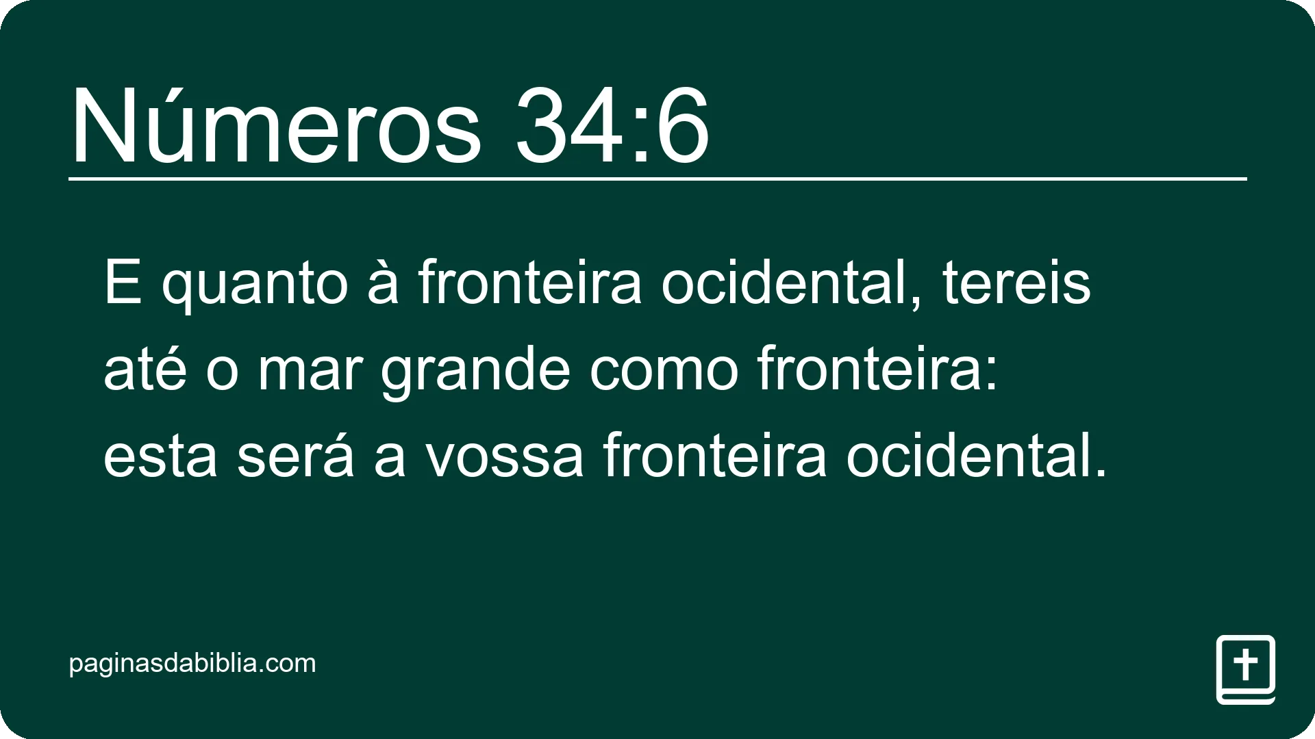 Números 34:6