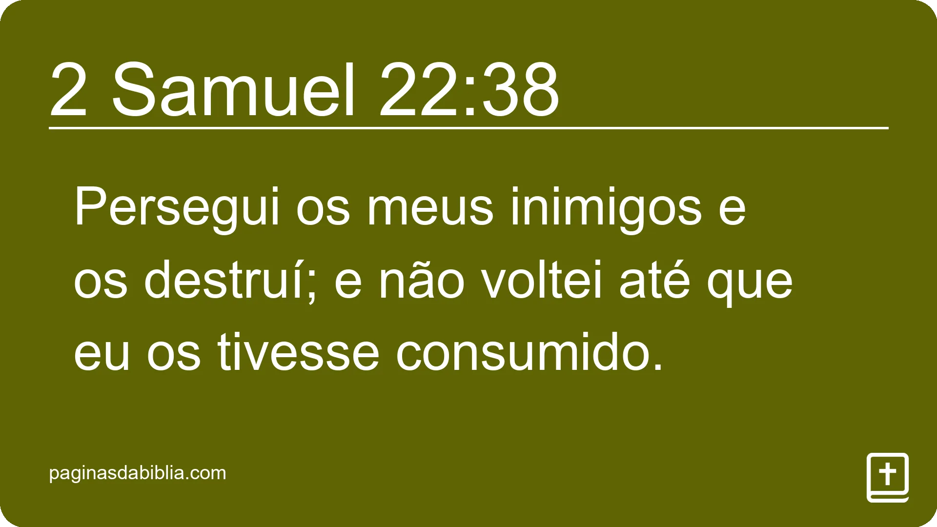 2 Samuel 22:38