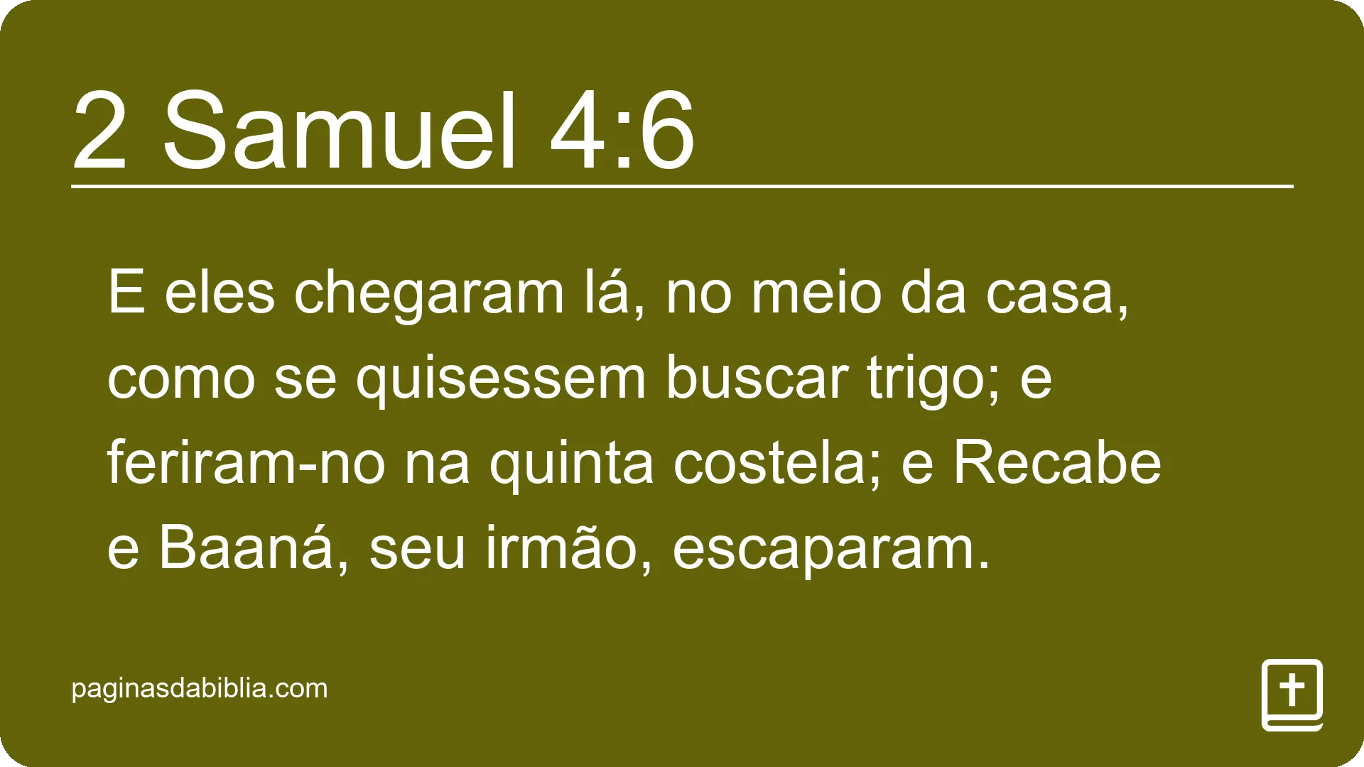 2 Samuel 4:6