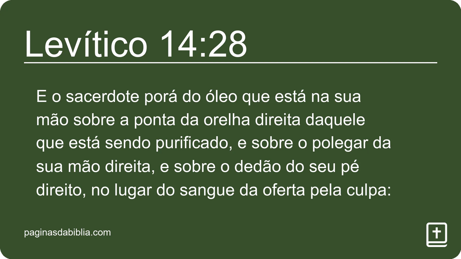 Levítico 14:28