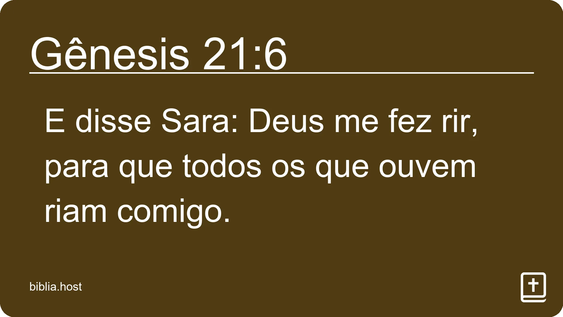 Gênesis 21:6