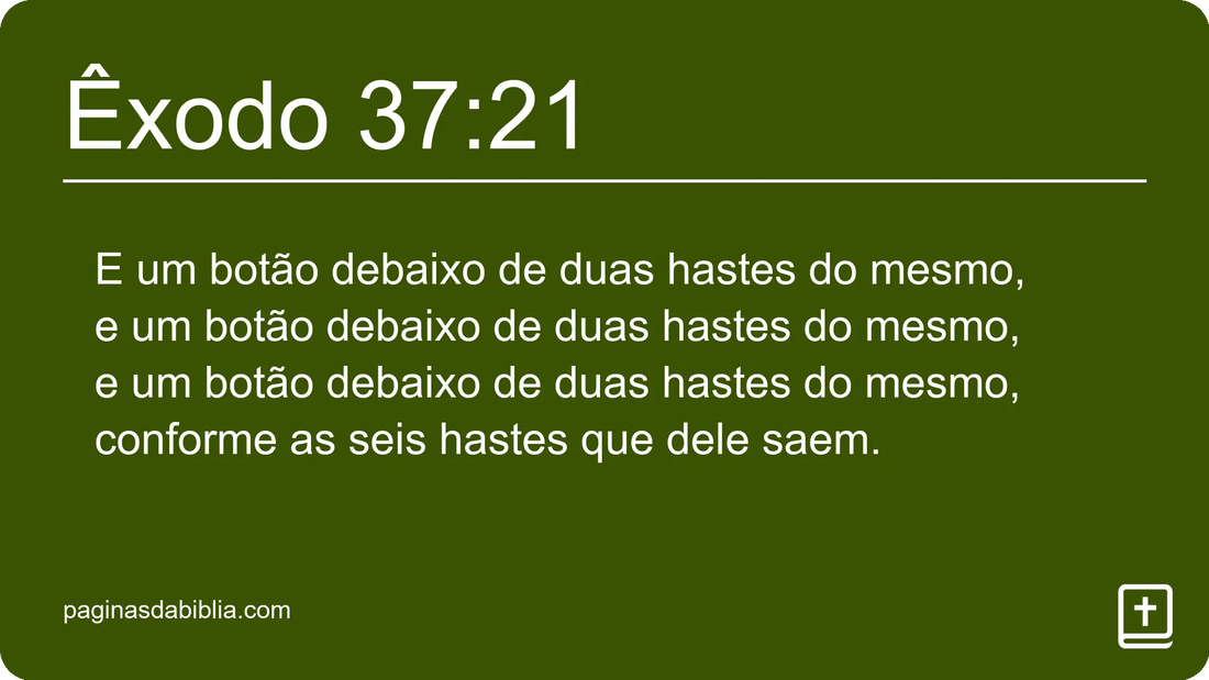 Êxodo 37:21