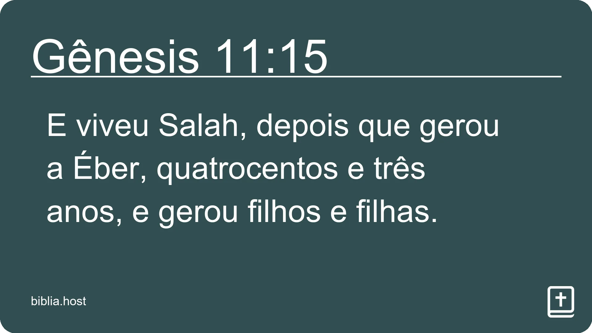 Gênesis 11:15