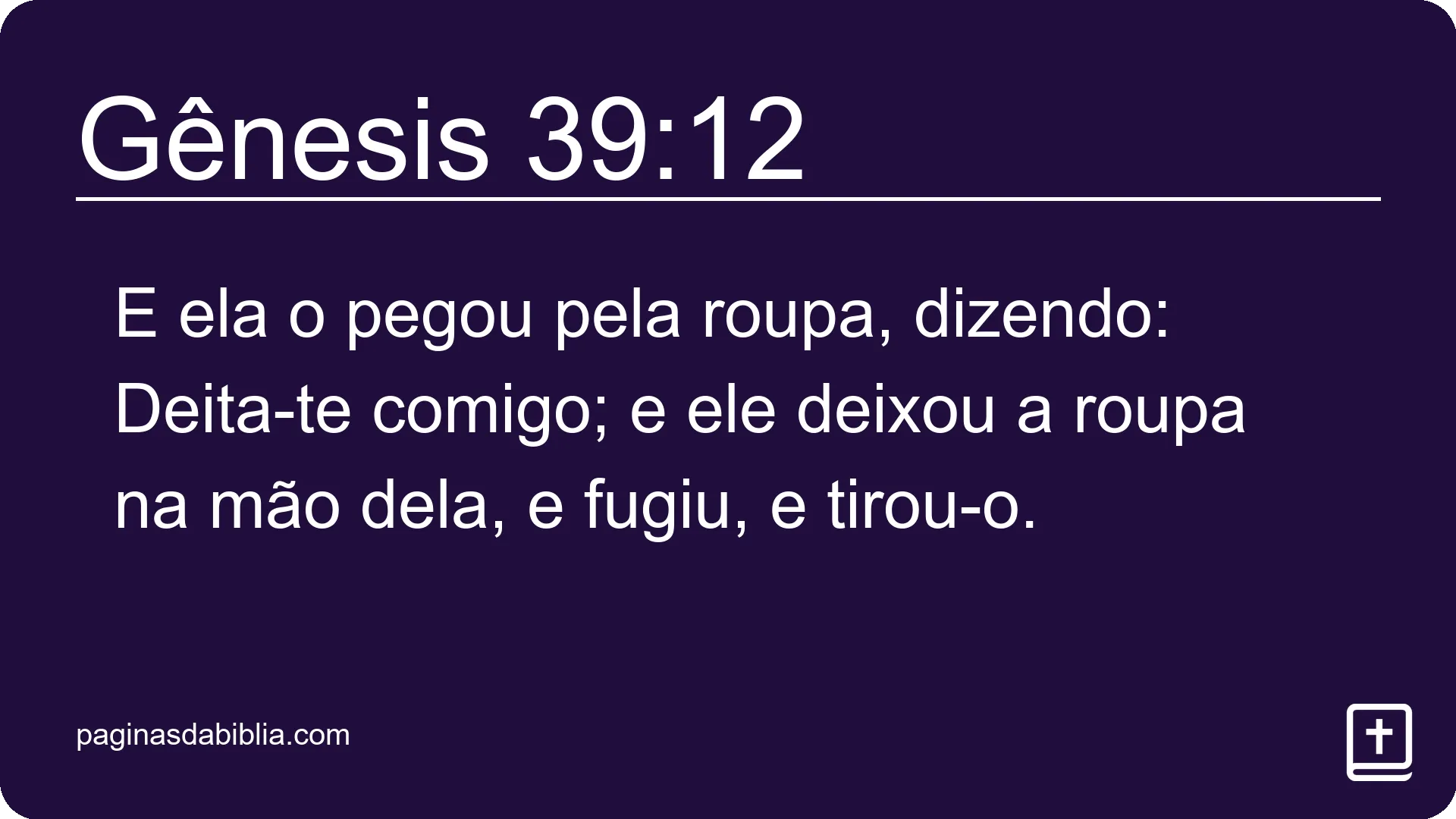 Gênesis 39:12