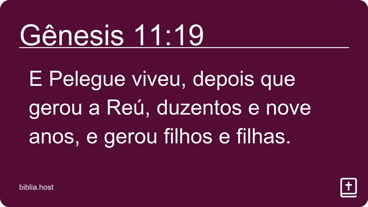 Gênesis 11:19