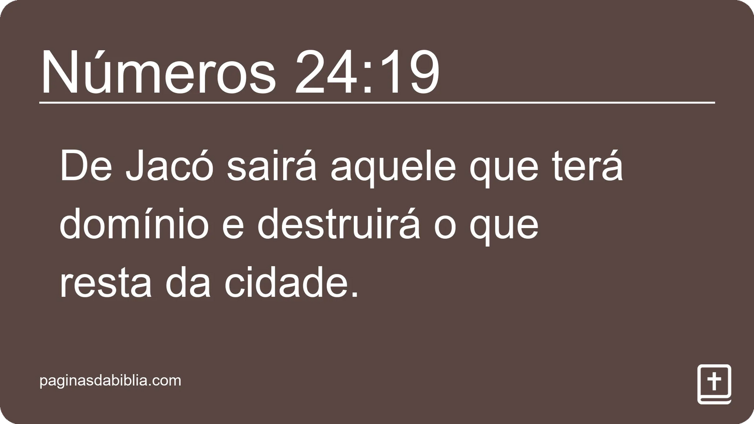 Números 24:19