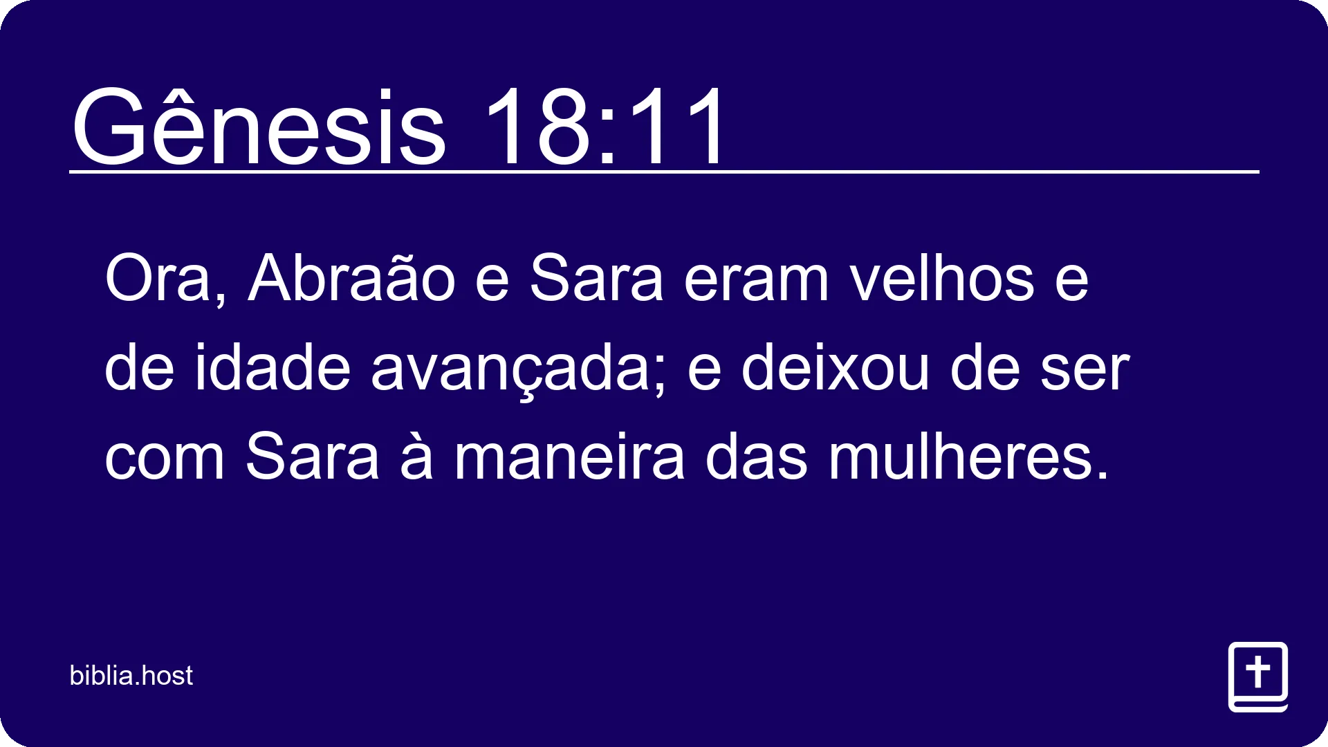 Gênesis 18:11