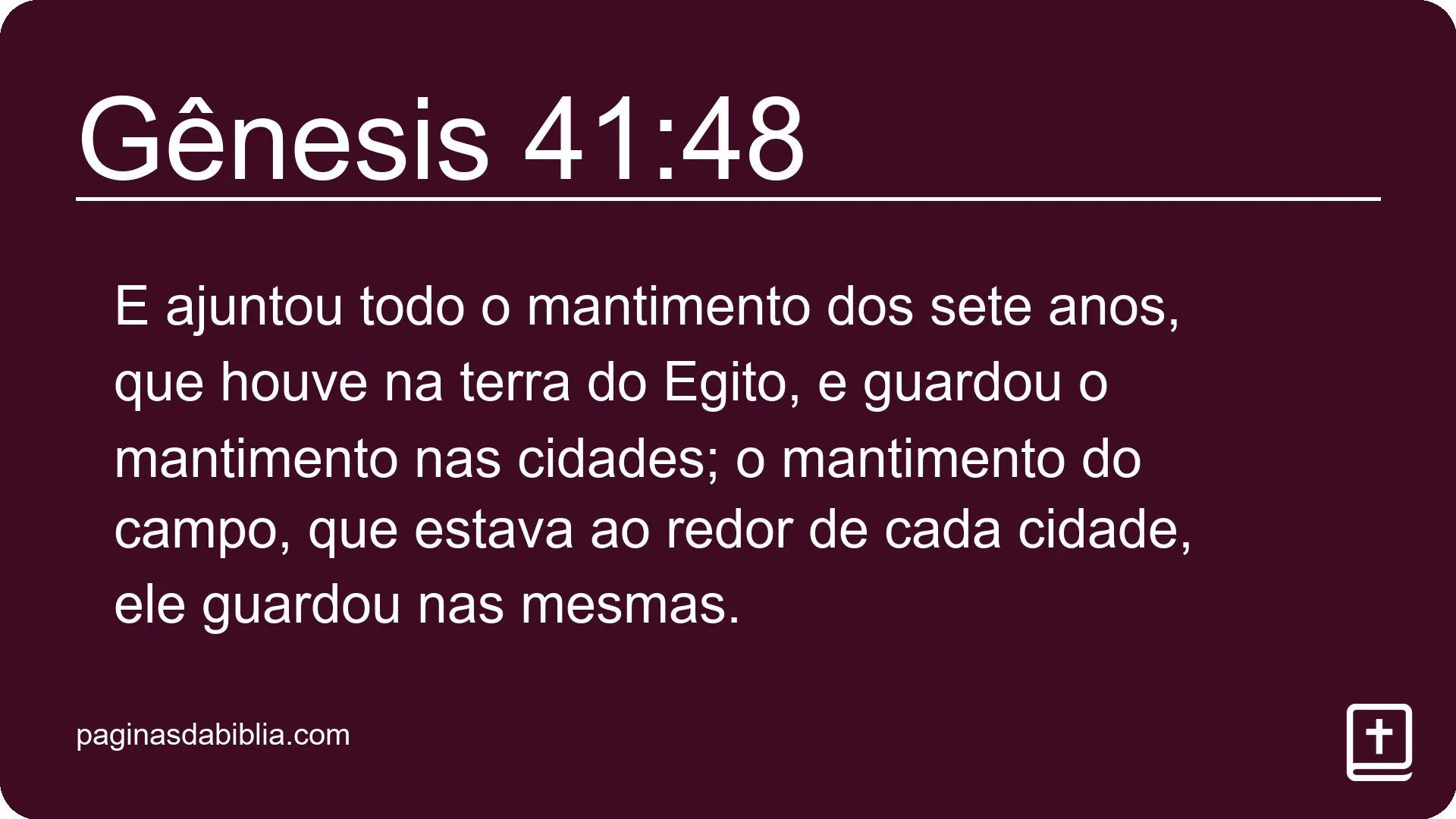 Gênesis 41:48