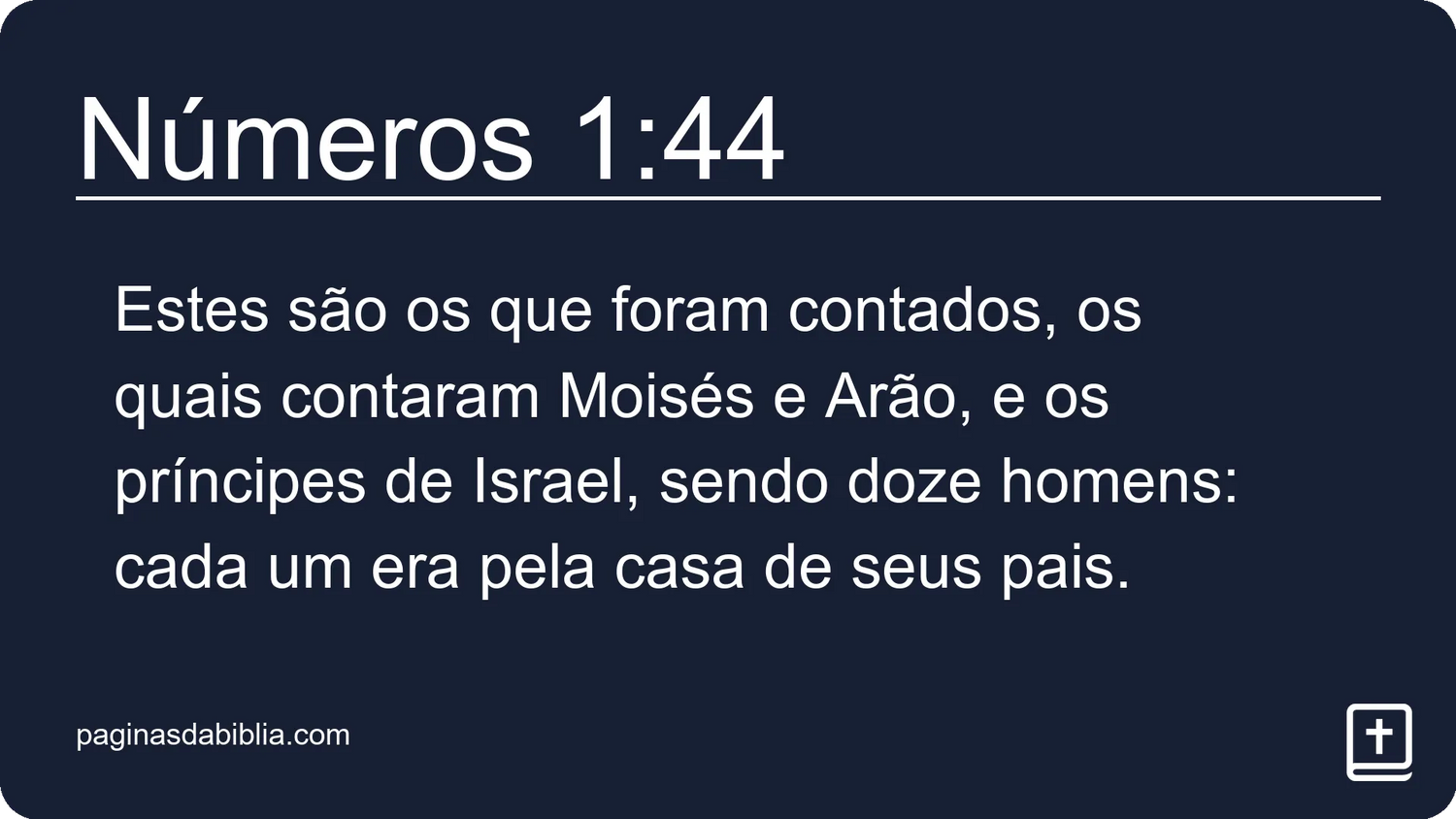 Números 1:44