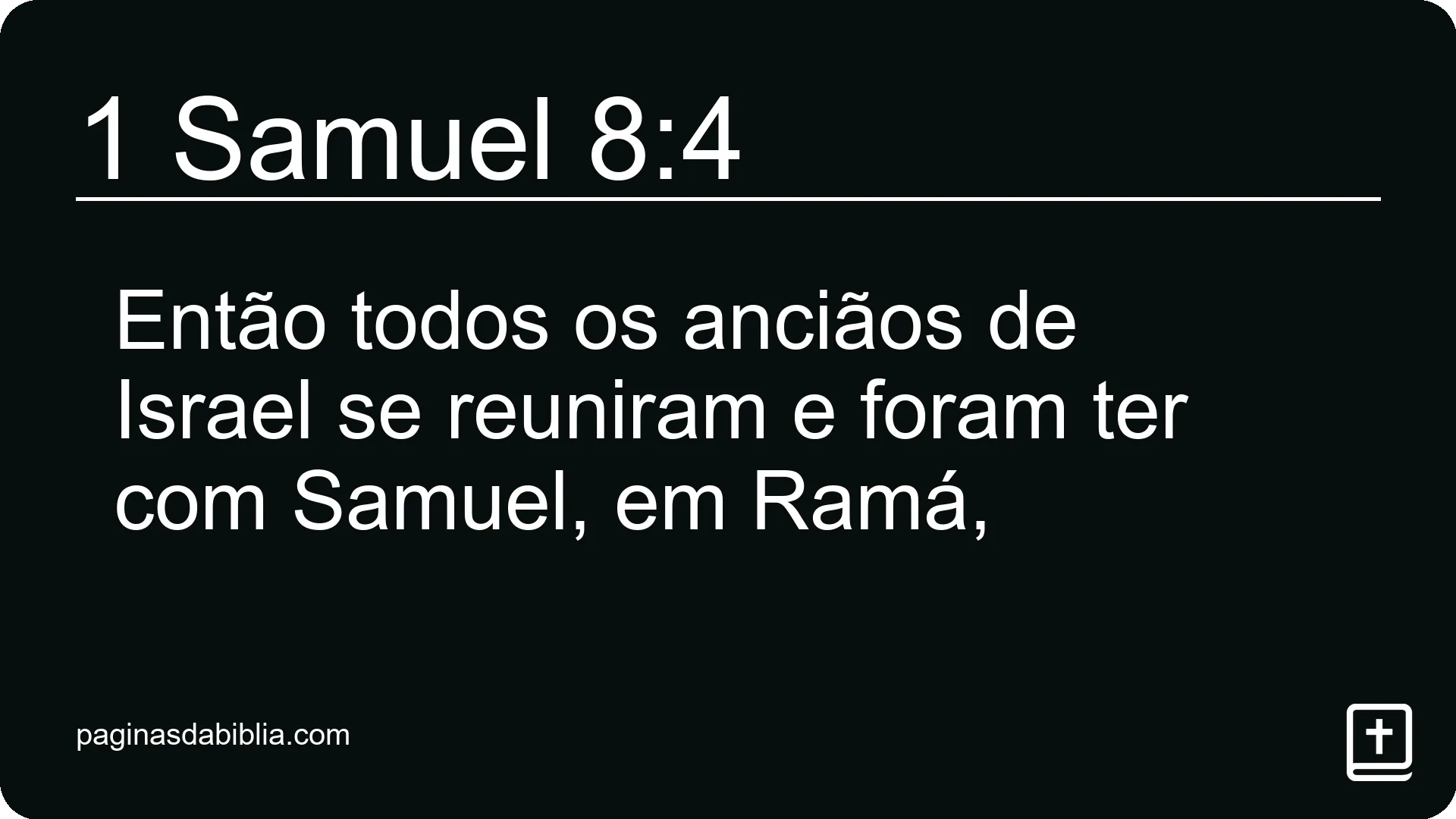 1 Samuel 8:4