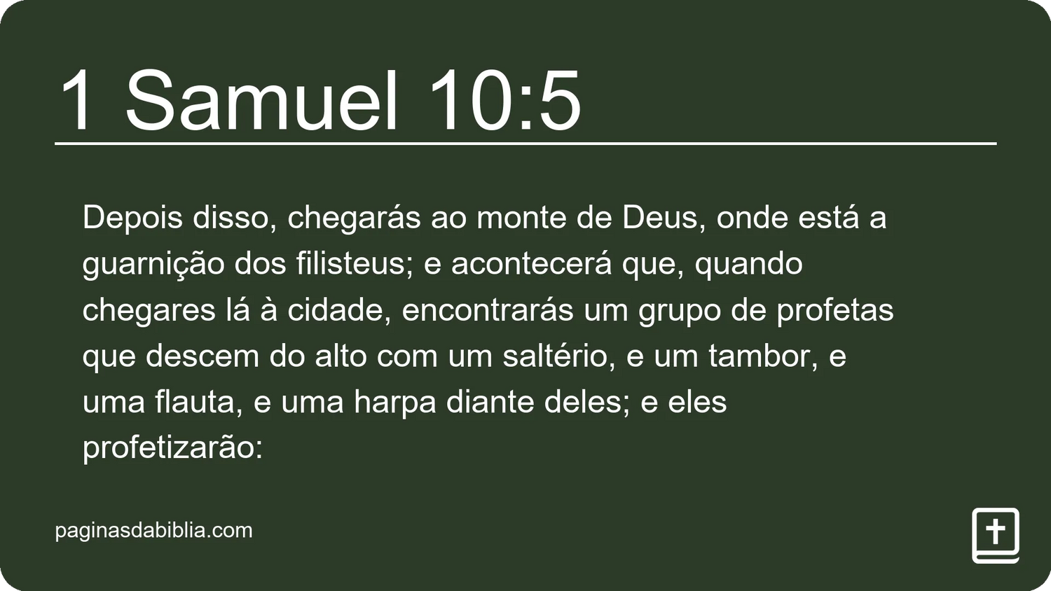 1 Samuel 10:5