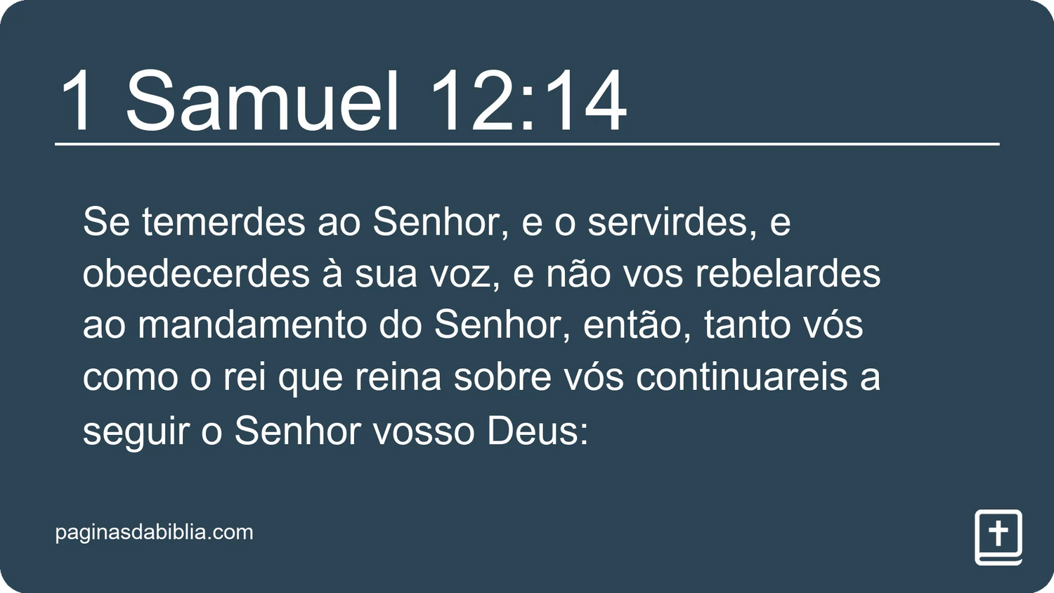 1 Samuel 12:14