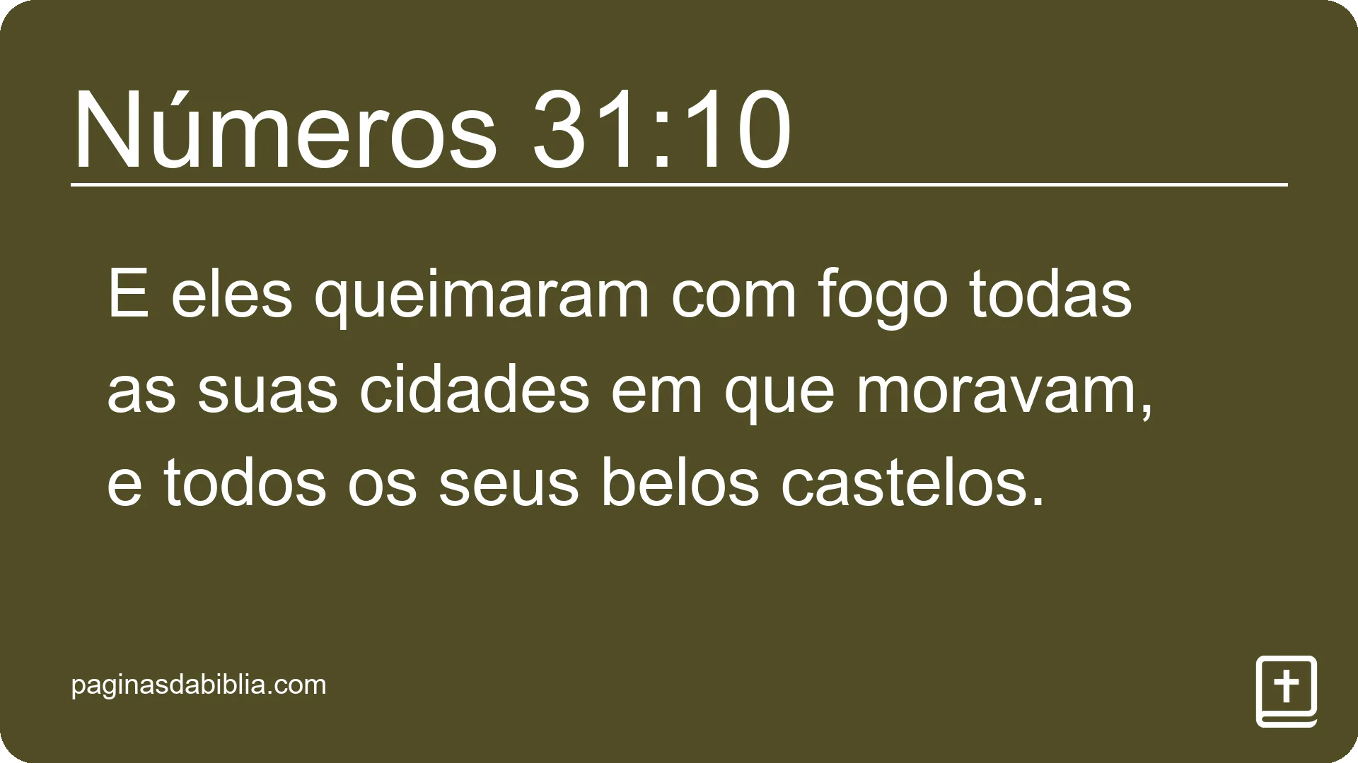 Números 31:10