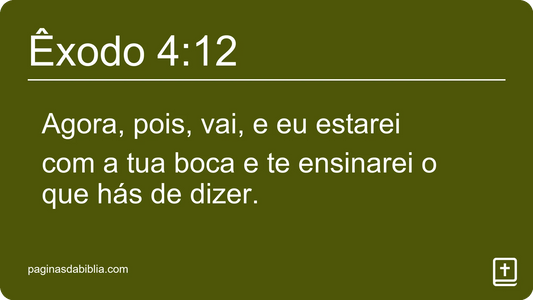 Êxodo 4:12