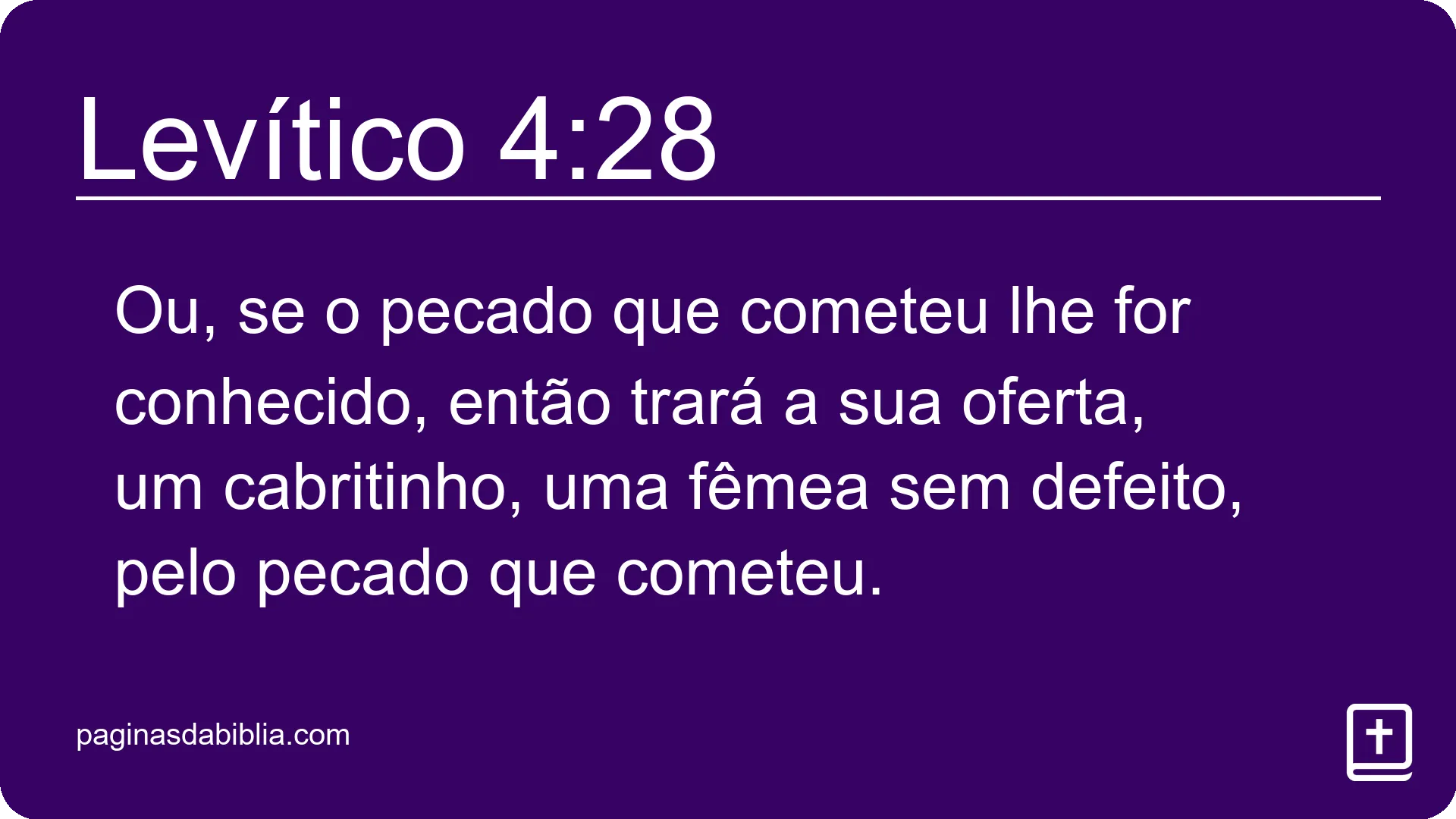 Levítico 4:28