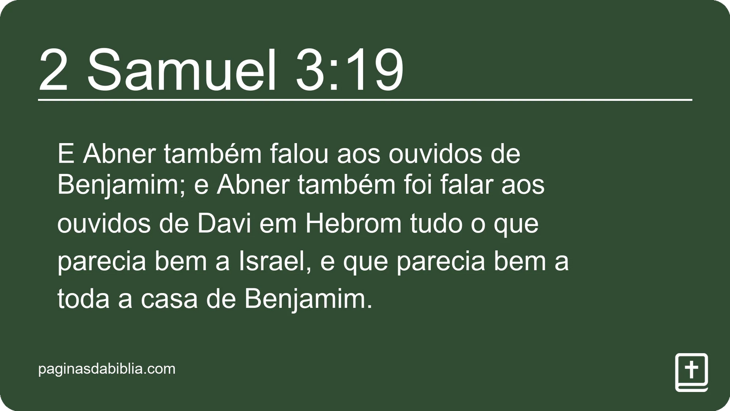 2 Samuel 3:19