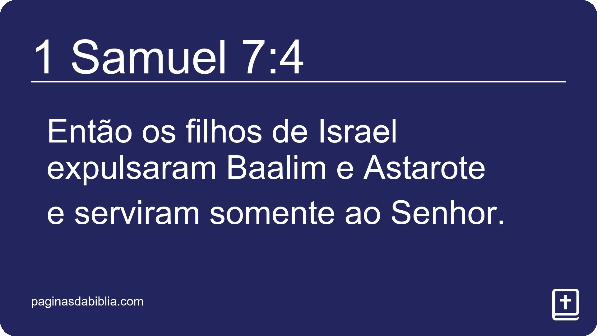 1 Samuel 7:4