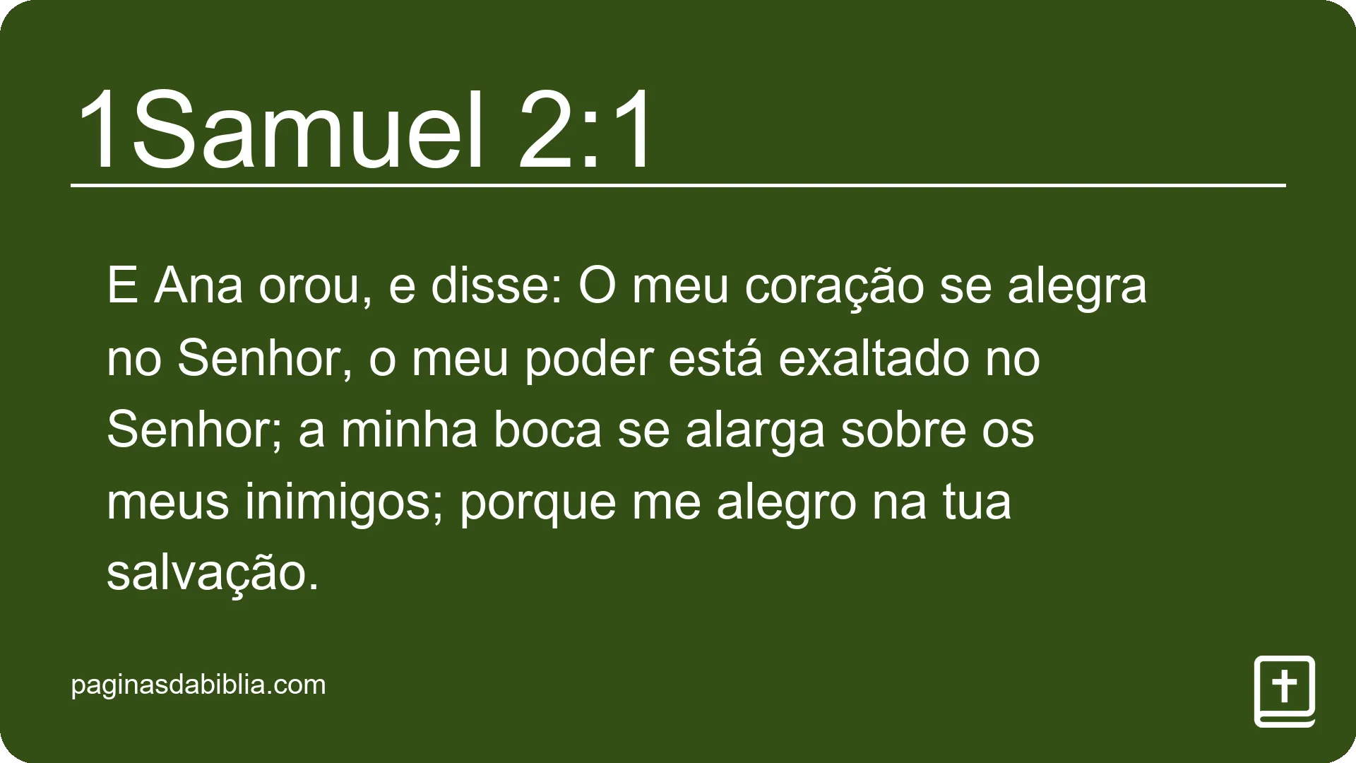 1Samuel 2:1