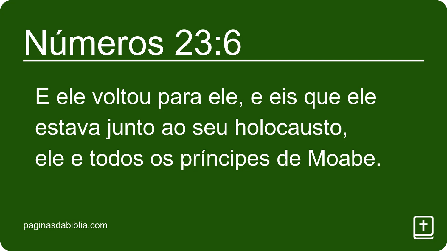 Números 23:6