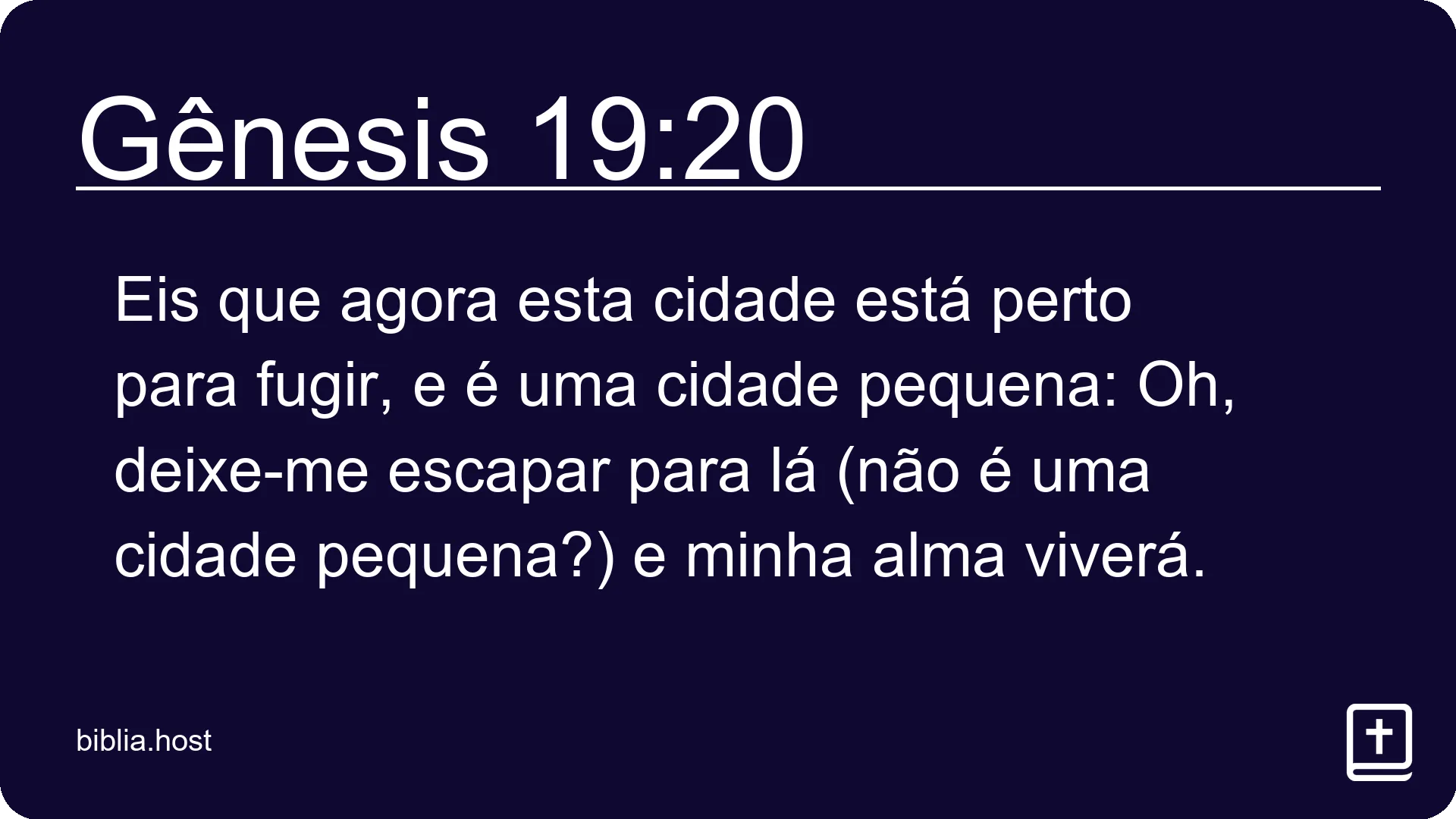 Gênesis 19:20