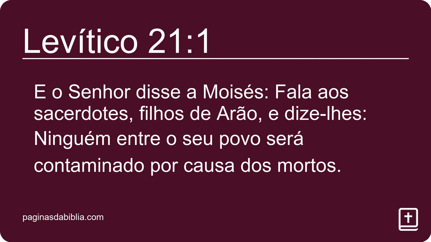 Levítico 21:1