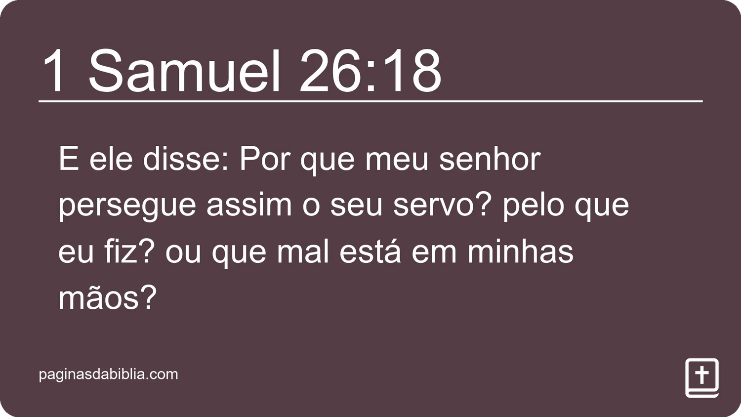 1 Samuel 26:18