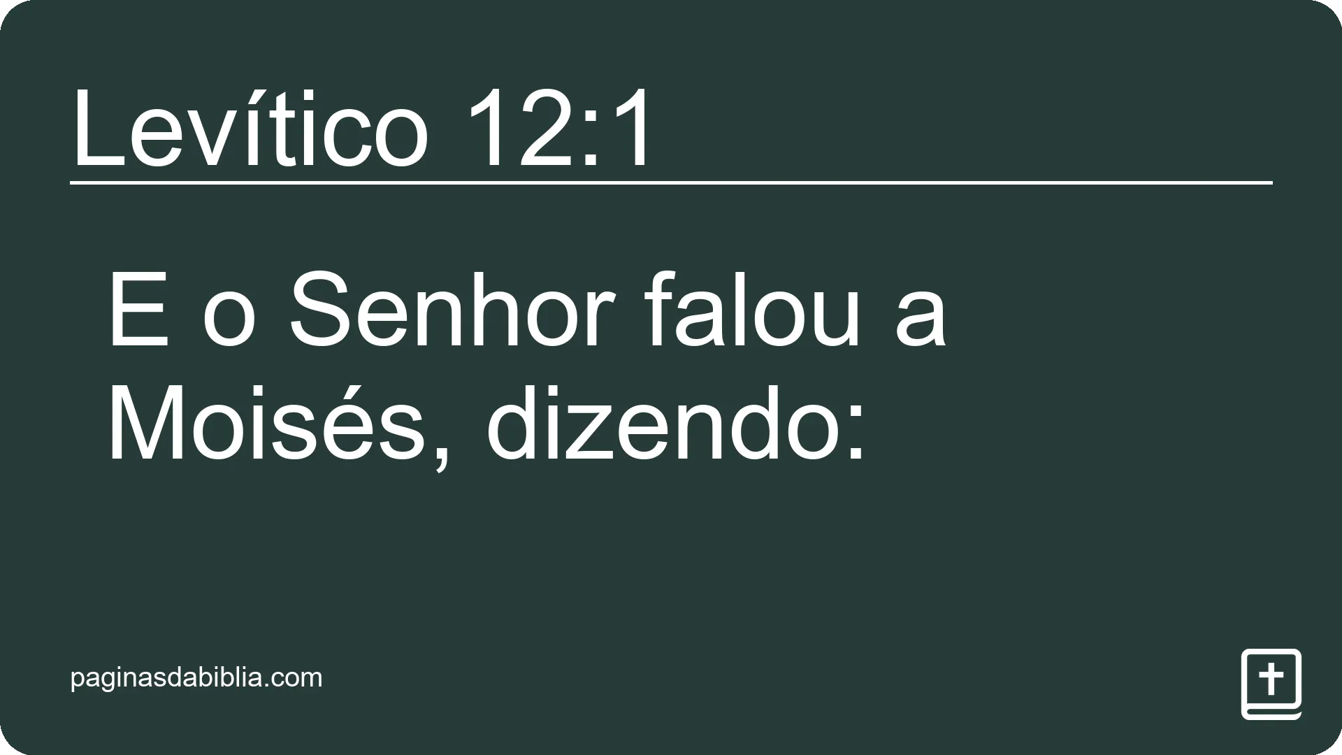 Levítico 12:1