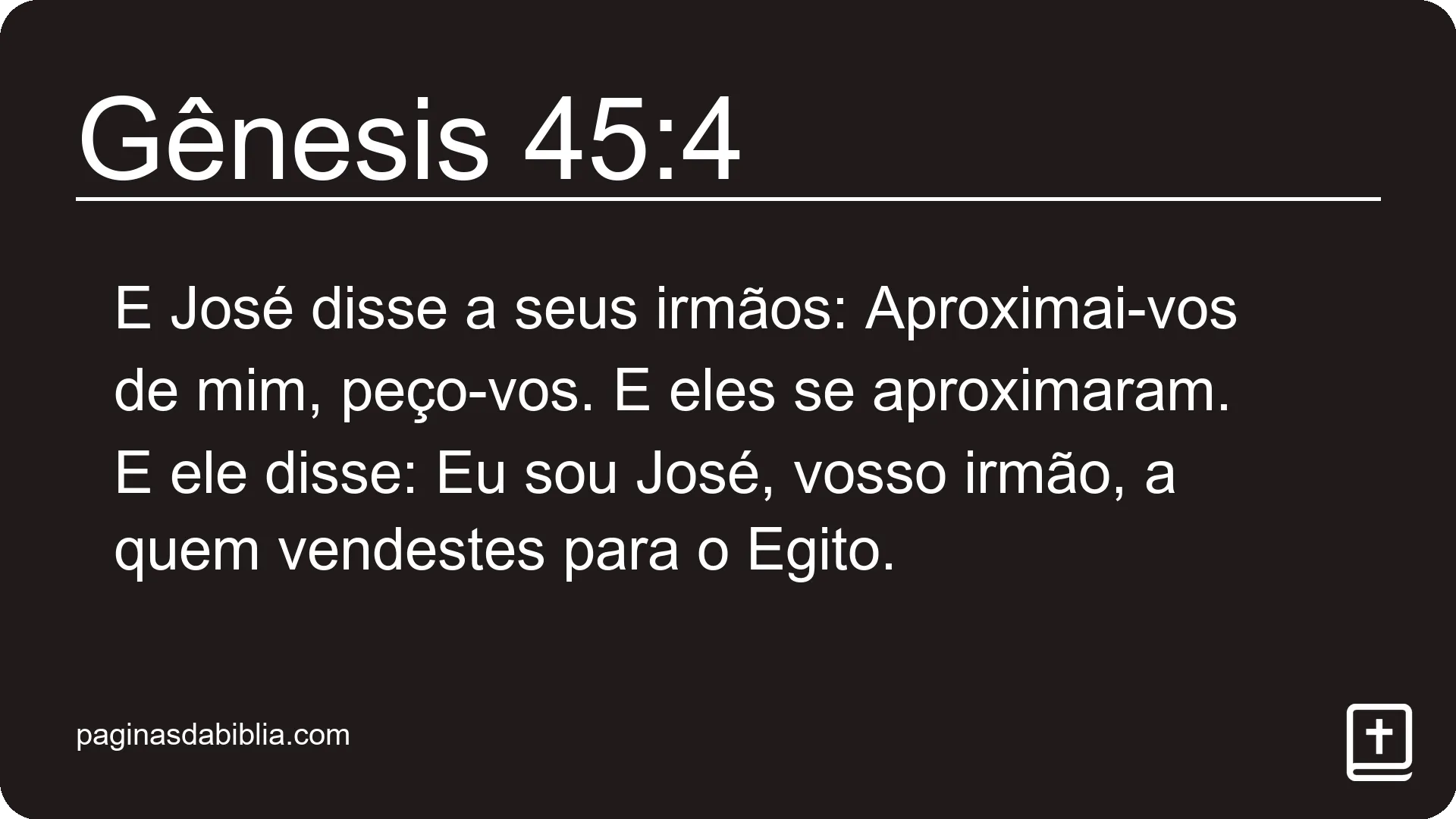 Gênesis 45:4